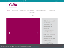 Tablet Screenshot of coba.org.uk
